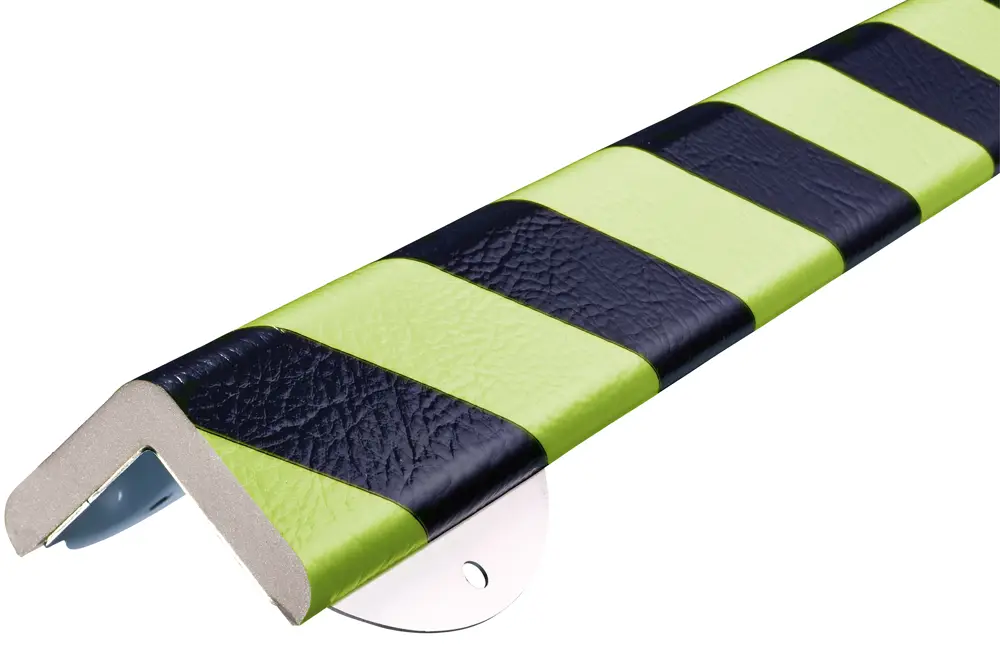 Heißes Angebot Knuffi Schutzprofil Kit Typ H+ 60 x 60 mm neon schwarz PU - 0,50 m