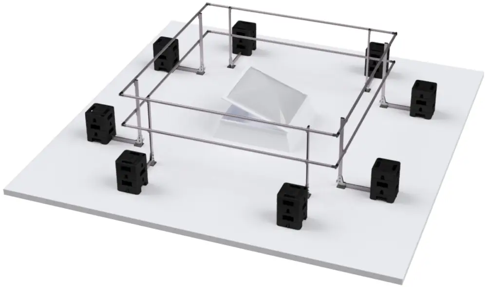 Hymer HYGHTS Lichtkuppel Geländersystem ohne Durchgang 3,00 x 3,00 m Abverkauf