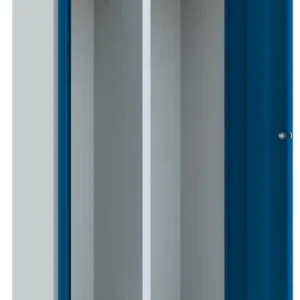Preiswert Pavoy Spind mit Füßen 1850 x 600 x 500 mm - 1 Doppel-Abteil mit Drehriegel - RAL 7035 5010