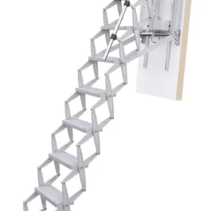Roto Scherentreppe Aluminium Elektro Raumhöhe 220 - 279 cm Rohbaumaß 120 x 70 cm Direkt Vom Hersteller