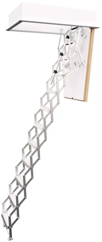 Roto Brandschutz Scherentreppe Aluminium miniLine El2 30 Raumhöhe 225 - 275 cm Robaumaß 110 x 60 c Direkt Vom Hersteller