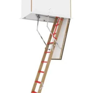 Roto Dachlukentreppe Bodentreppe Holz Designo Raumhöhe 230 - 280 cm Rohbaumaß 130 x 70 cm Neuheit