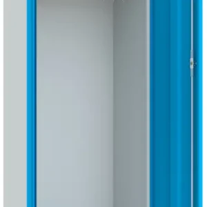 Geprüft Pavoy Spind mit 1 Abteil 1800 x 600 x 500 mm - Zylinderschloss gemeinsam schließend - RAL 7035 5012