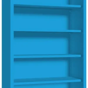 Must-Have Pavoy Regalschrank 1950 x 1000 x 600 mm - 4 Fachböden pulverbeschichtet - RAL 5012