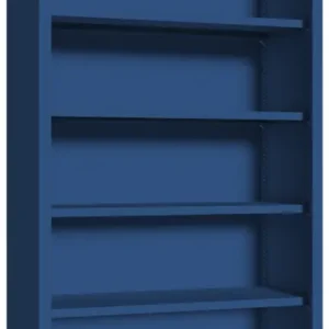 Echt Pavoy Regalschrank 1950 x 1500 x 400 mm - 4 Fachböden pulverbeschichtet - RAL 5010