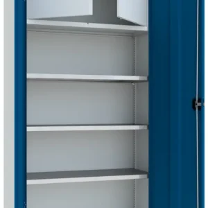 Highlight Pavoy Flügeltürenschrank mit Wertfach 1950 x 1000 x 400 mm - 3 Fachböden verzinkt - RAL 7035 5010