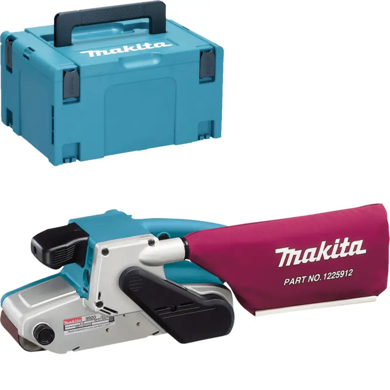 Makita 9920J Bandschleifer 76 mm 1.010 W im MAKPAC Sonderaktion