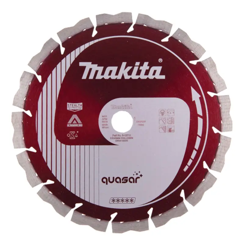 Zertifiziert Makita Diamantscheibe 230x22,23 QUASAR - B-12712