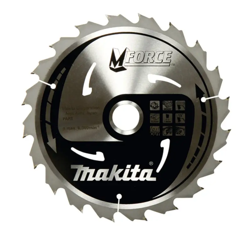 Beliebt Makita M-FORCE Kreissägeblatt 165x20 24Z - B-32007