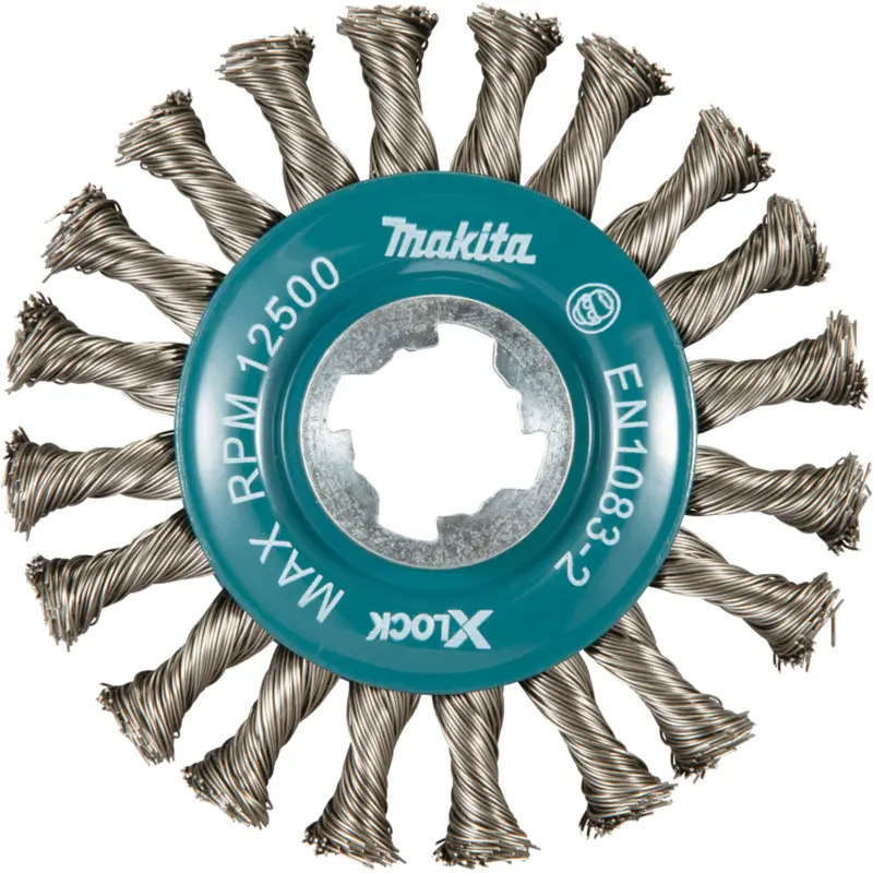 Neue Kollektion Makita Rundbürste 115 mm VA X-Lock - D-73352