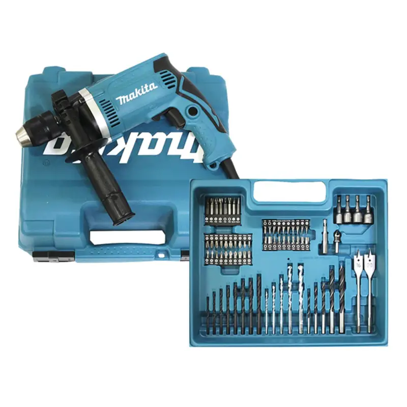 Makita HP1631KX3 Schlagbohrmaschine 710 W inkl. Zubehörset 74 tlg. im Koffer Top-Angebot