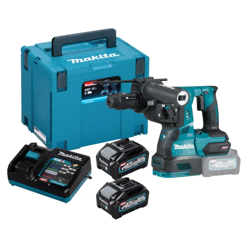 Direkt Vom Hersteller Makita HR004GM201 Akku-Kombihammer 40V / 2x 4,0 Ah Akku + Ladegerät im Makpac