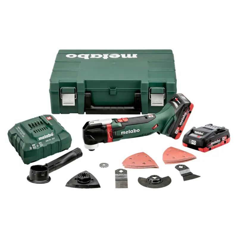 Versand Am Gleichen Tag Metabo Akku-Multitool MT 18 LTX / 2x 4,0 Ah Akku + Ladegerät im Metaloc - 613021800 (B-WARE mit optischen Mängeln)