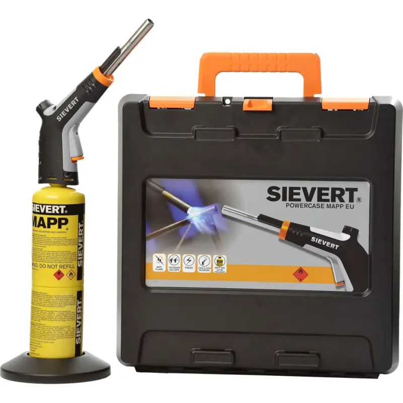 Markenware SIEVERT Powercase Lötset - Mapp Gas 2,2 kW - 253521