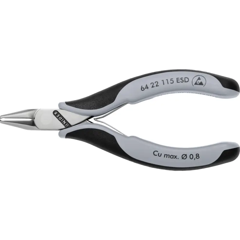 Zertifiziert Knipex Elektronik-Vornschneider ESD - 6422115ESD