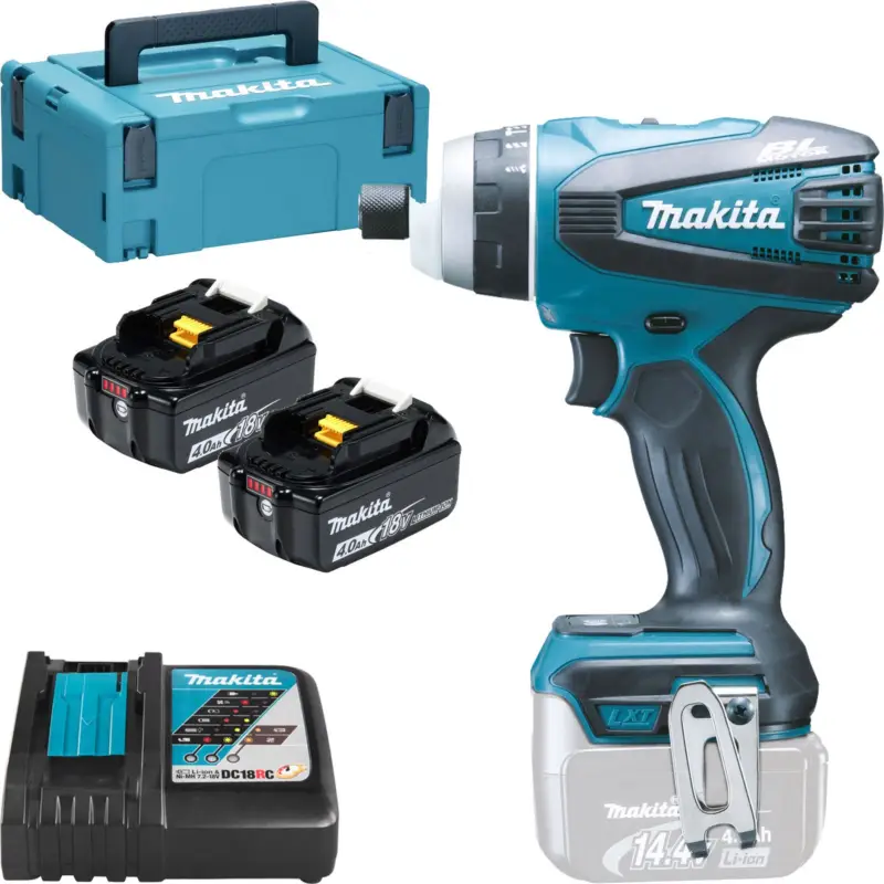 Markenware Makita DTP131RMJ Akku-Quadroschrauber 14,4V / 4,0 Ah, 2 Akkus + Ladegerät im MAKPAC
