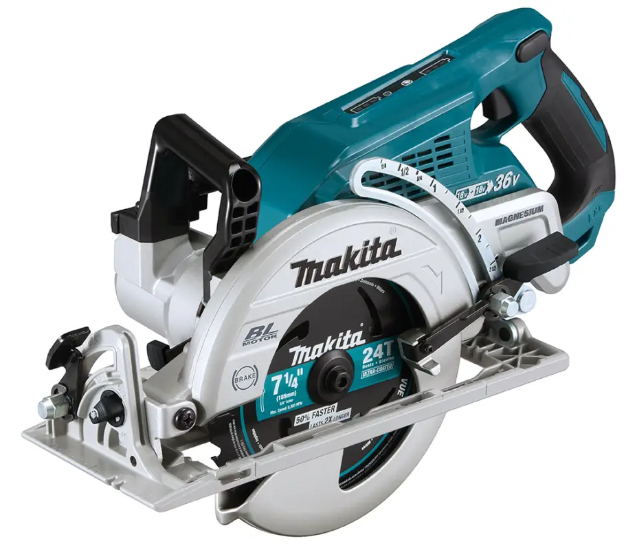 Schnäppchen Makita DRS780Z Akku-Handkreissäge 65 mm 2x18 V Ø 185 mm Solo