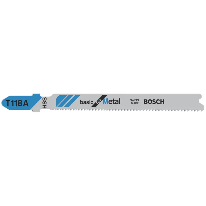 Neuheit Bosch 5x Stichsägeblatt T 118 A Basic for Metal - 2608631013