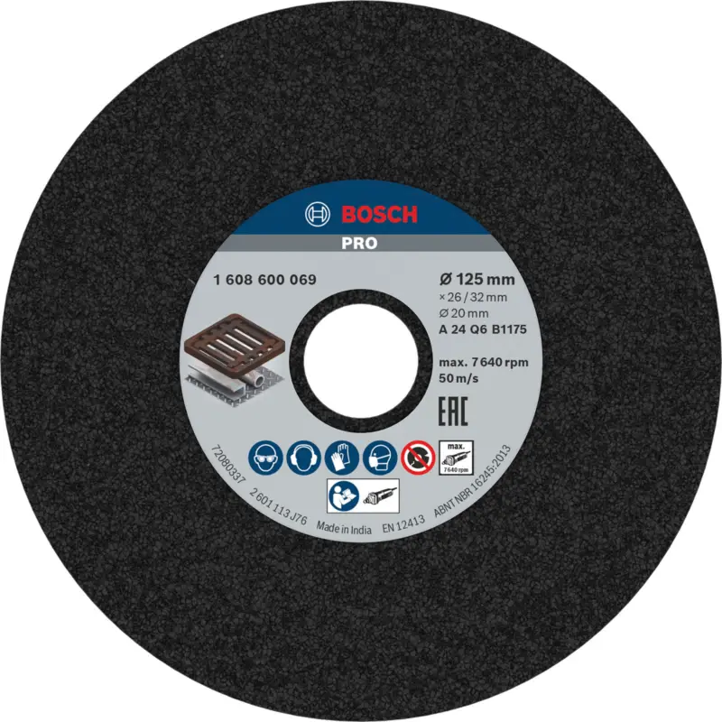 Bosch PRO Metal Schleifscheibe 125 x 26 x 20 mm G24 - 1608600069 Highlight