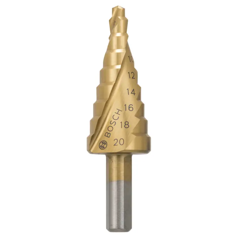 Bosch Stufenbohrer HSS-TiN 4-20 x 70,5 mm - 2608597526 Zertifiziert
