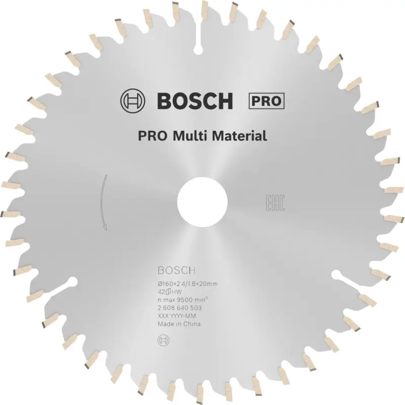 Bosch PRO Multi Material Kreissägeblatt 160 x 2,4 x 20 mm - 2608640503 Rabatt