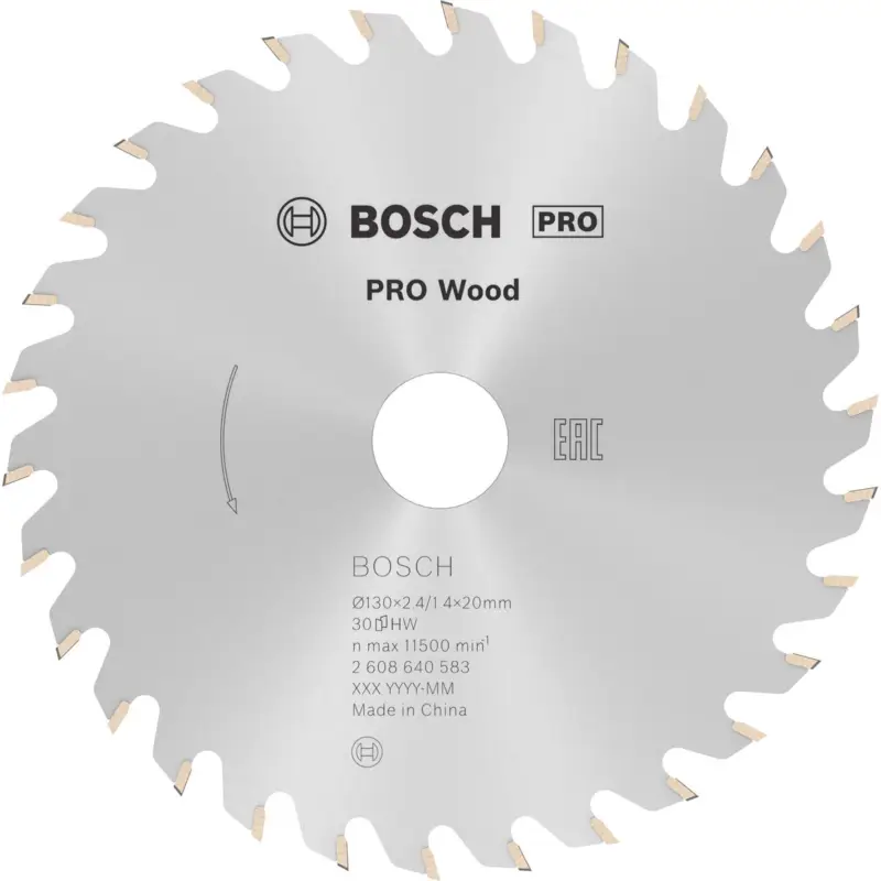 Angebot Bosch PRO Wood Kreissägeblatt 130 x 2,4 x 20 mm - 2608640583