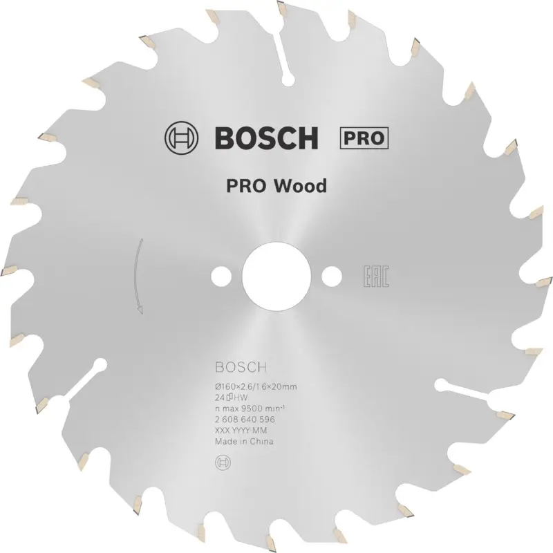 Sonderangebot Bosch PRO Wood Kreissägeblatt 160 x 2,6 x 20 mm - 2608640596