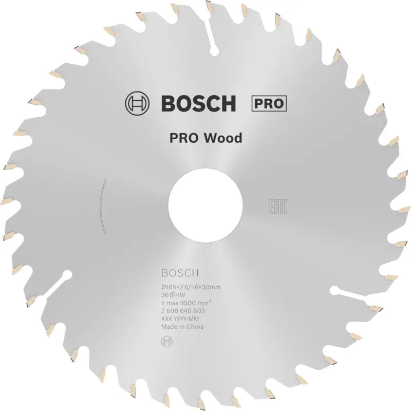 Top-Preis Bosch PRO Wood Kreissägeblatt 165 x 2,6 x 30 mm - 2608640603