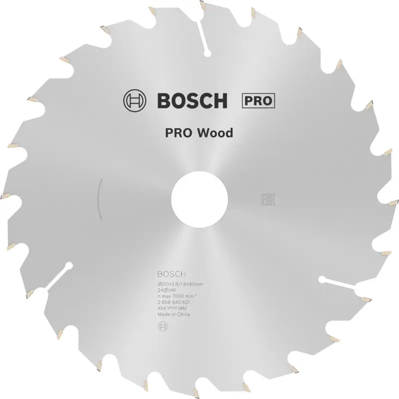 Bosch PRO Wood Kreissägeblatt 210 x 2,8 x 30 mm - 2608640621 Top-Seller