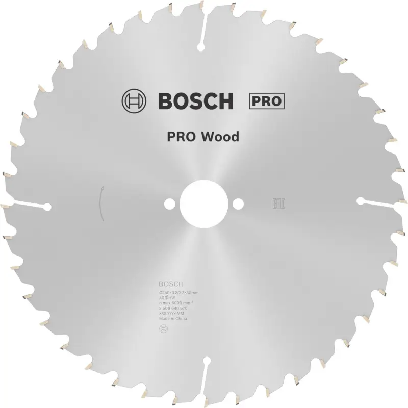 Abverkauf Bosch PRO Wood Kreissägeblatt 250 x 3,2 x 30 mm - 2608640670