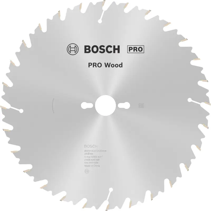 Bosch PRO Wood Kreissägeblatt 300 x 3,2 x 30 mm - 2608640681 Preiswert