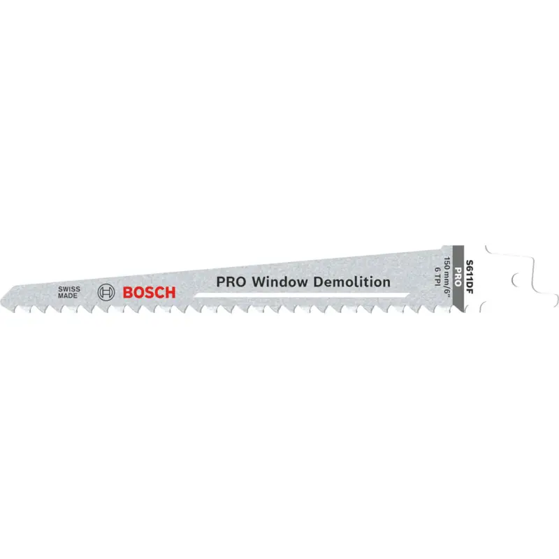 Bosch PRO Window Demolition S611DF Blatt 1,25 x 19 x 150 mm 5-tlg. - 2608656258 Meistverkauft