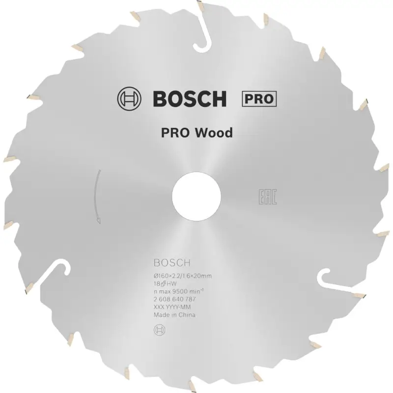 Bosch PRO Wood Kreissägeblatt 160 x 2,2 x 20 mm - 2608640787 Angebot
