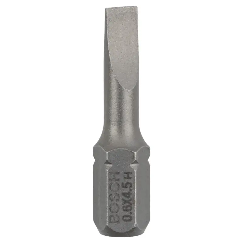 Bosch 3x Schrauberbit Extra-Hart, S 0,6 x 4,5, 25 mm - 2607001459 Highlight