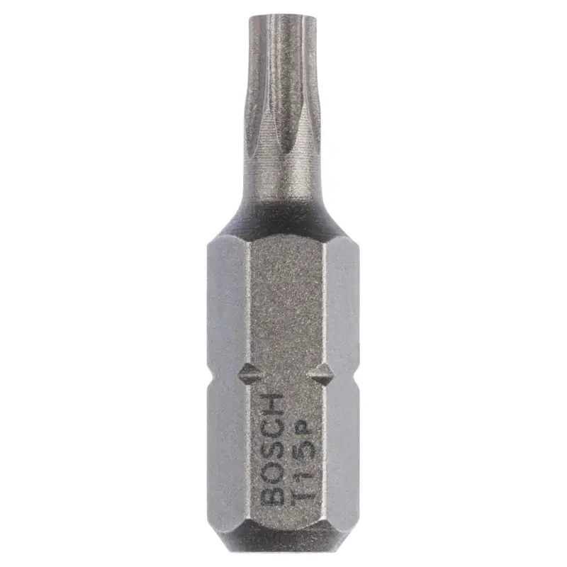 Bosch 10x Schrauberbit Extra-Hart, T15, 25 mm - 2607001608 Geprüft