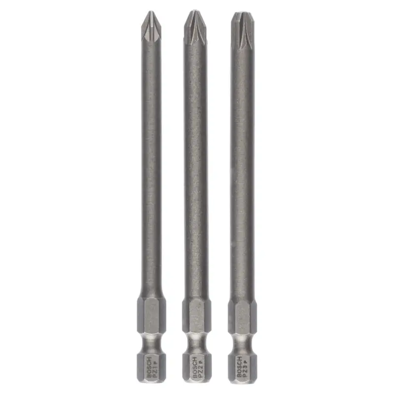 Bosch Schrauberbit-Set Extra-Hart, 3tlg. PZ1, PZ2, PZ3, 89 mm - 2607001761 Billig