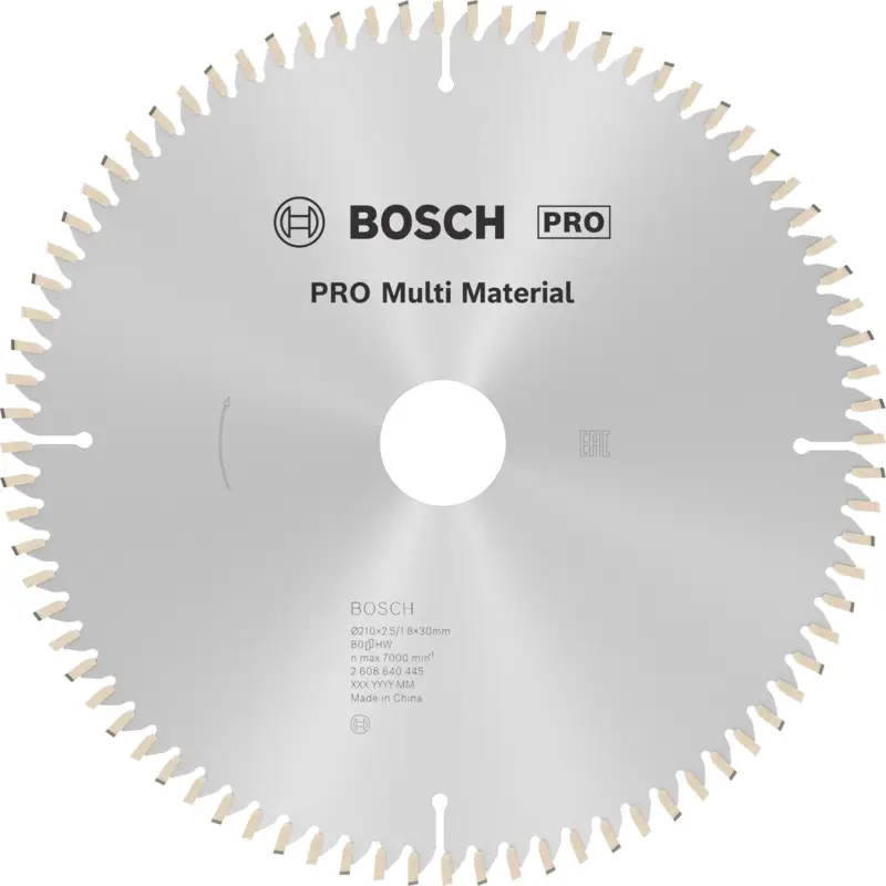 Preiswert Bosch PRO Multi Material Kreissägeblatt 210 x 2,5 x 30 mm - 2608640445