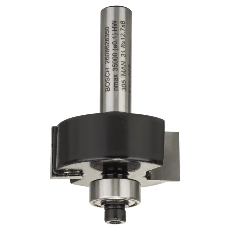 Abverkauf Bosch Falzfräser, 8 mm, B 9,5 mm, L 12,7 mm, G 54 mm - 2608628350