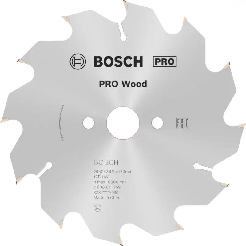 Bosch PRO Wood Kreissägeblatt 150 x 2,4 x 20 mm - 2608641169 Sonderangebot