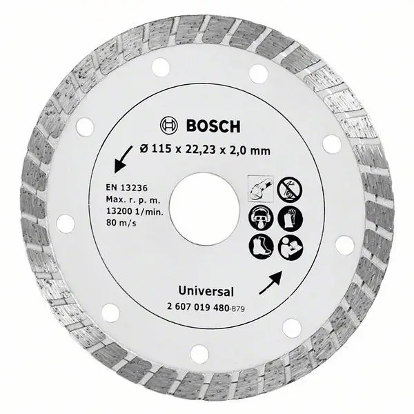 Bosch Diamanttrennscheibe Turbo, Durchmesser 115 mm - 2607019480 Direkt Vom Hersteller