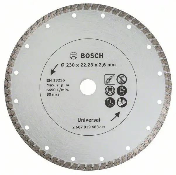Heißes Angebot Bosch Diamanttrennscheibe Turbo, Durchmesser 230 mm - 2607019483