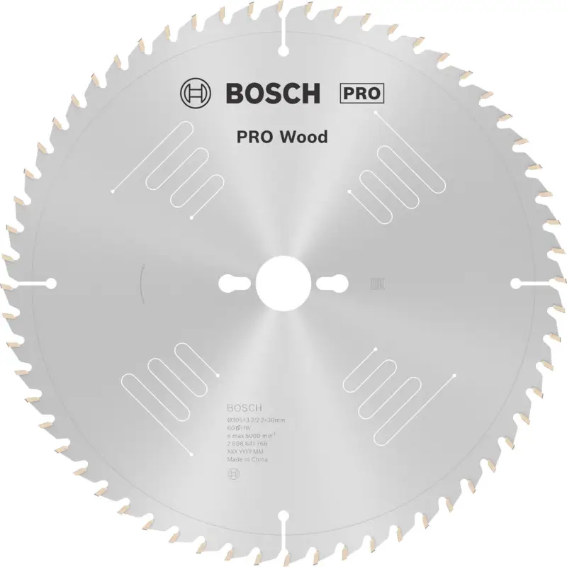 Bosch PRO Wood Kreissägeblatt 305 x 3,2 x 30 mm - 2608641768 Wochenendangebot