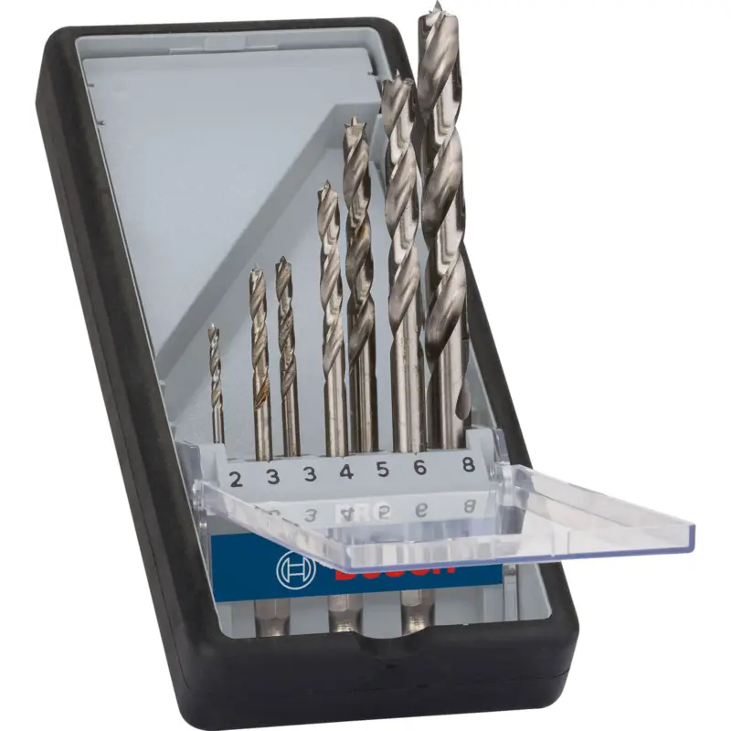 Bosch PRO Wood HSS Holzspiralbohrer-Set. 7-tlg. - 2607019923 Direkt Vom Hersteller