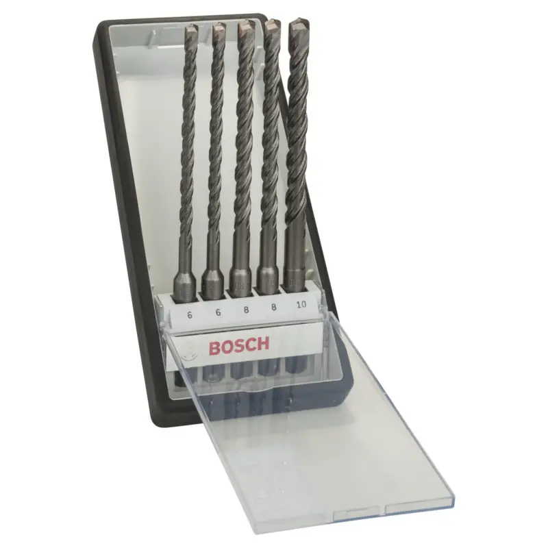 Begrenztes Angebot Bosch Hammerbohrer-Robust Line-Set SDS plus-5 5tlg. 6 - 10 mm - 2607019928