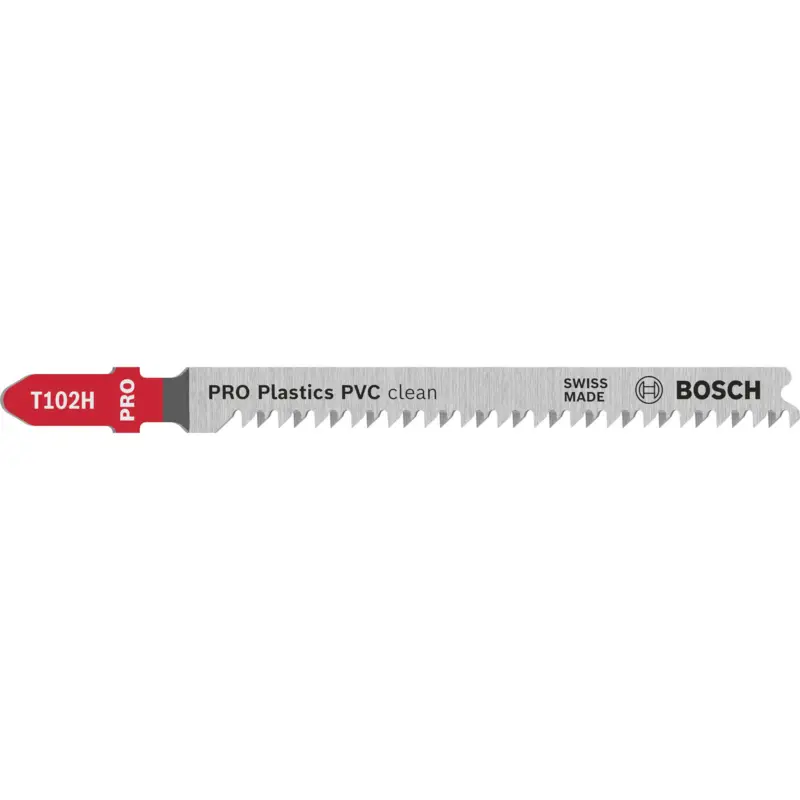 Bosch PRO Plastics PVC clean T102H Stichsägeblatt 100 mm 5-tlg. - 2608667446 Must-Have
