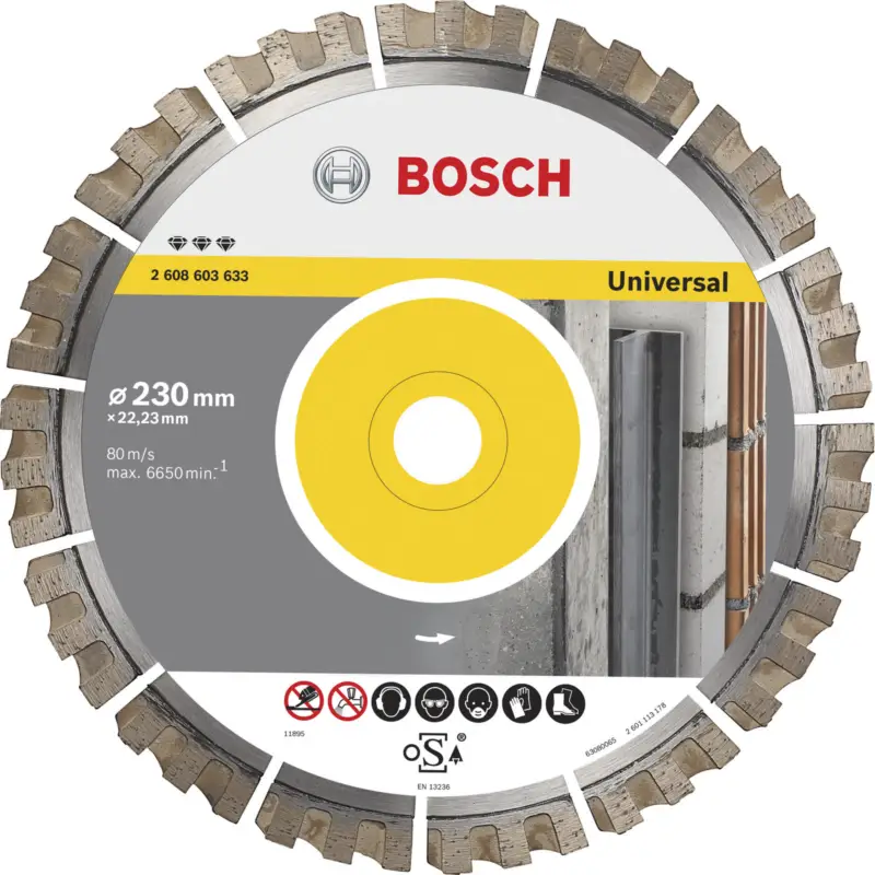 Neuheit Bosch Diamanttrennscheibe Best for Universal, 300 x 25,40 x 2,8 x 15 mm -2608603635