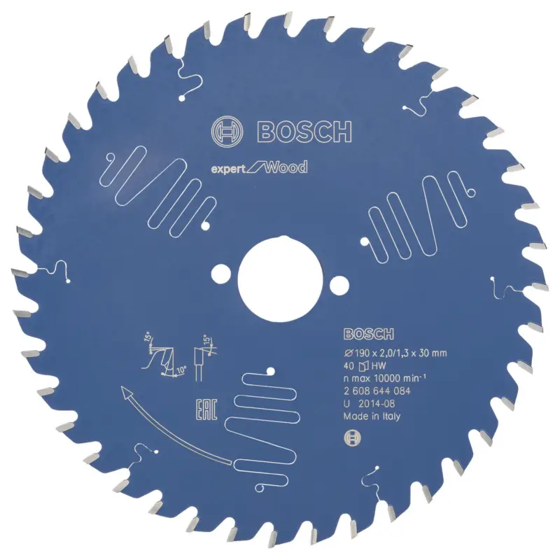 Preisknaller Bosch Kreissägeblatt Expert for Wood für Tischkreissägen 190 x 30 x 2 mm 40 - 2608644084