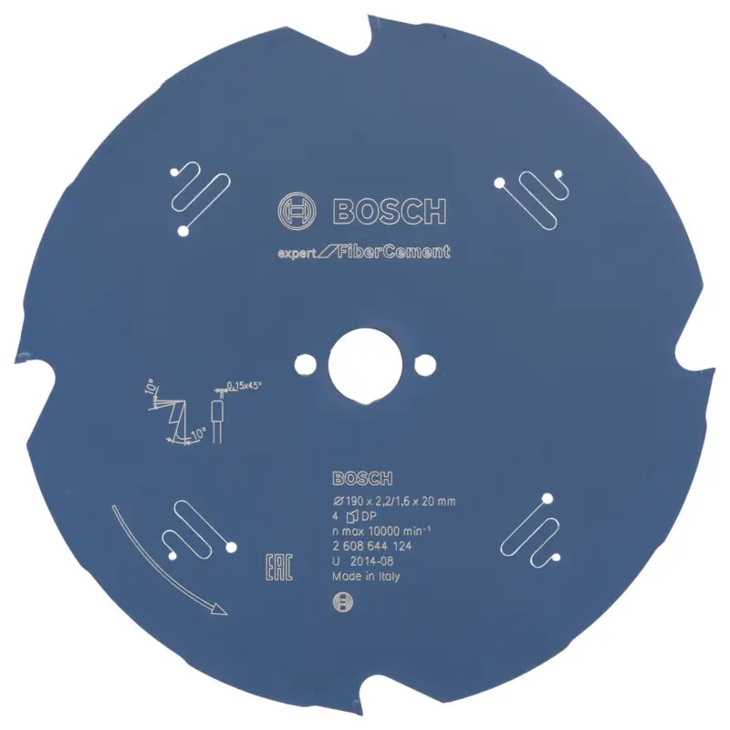 Bosch Kreissägeblatt Expert for Fibre Cement für Handkreissägen 190 x 20 x 2,2 mm 4 - 2608644124 Rabatt