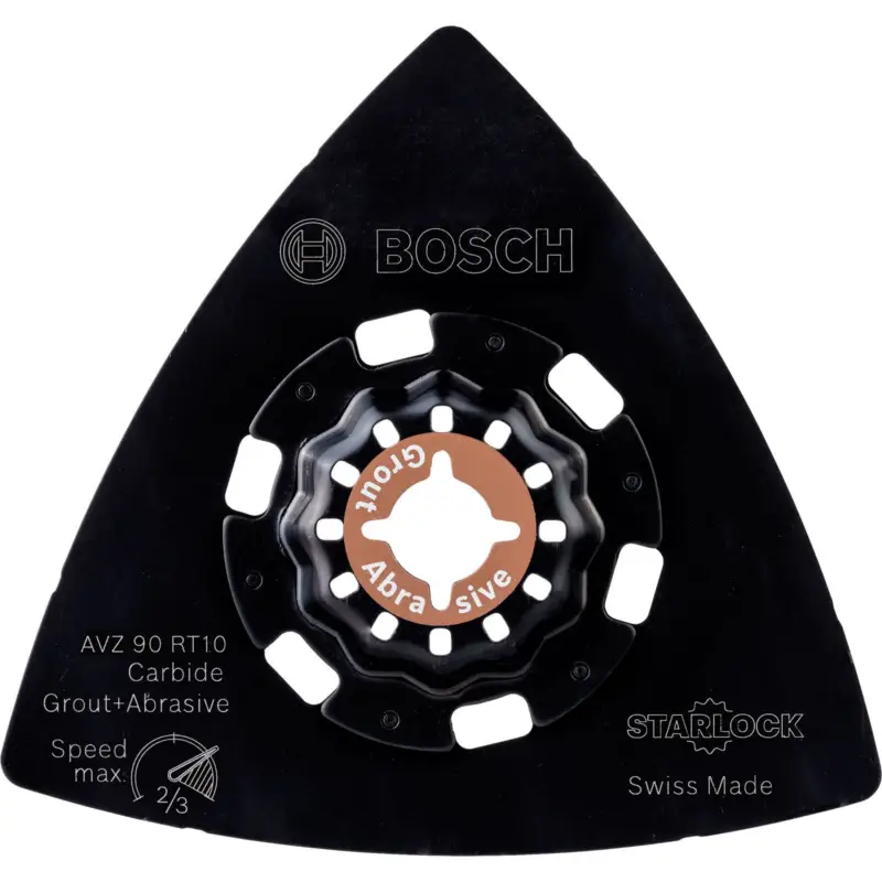Nur Für Kurze Zeit Bosch Carbide-RIFF Schleifplatte AVZ 90 RT10 90 mm Sanding Grit 10 - 2609256F04
