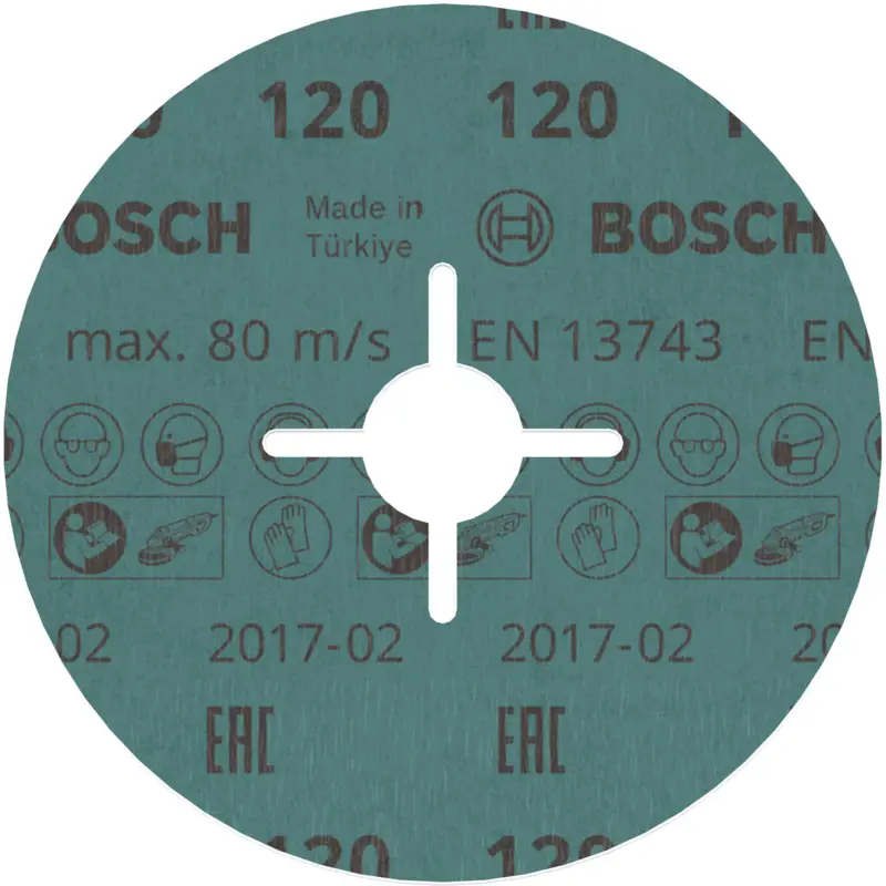 Ausverkauf Bosch PRO 50x R780 Fiberscheibe 125 mm G125 - 2608621615